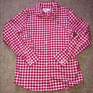 Vineyard Vines Women’s Cotton Button-Up, Sz. 2